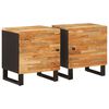 vidaXL &Kappa;&omicron;&mu;&omicron;&delta;ί&nu;&omicron; 2 pcs &Kappa;&alpha;&phi;έ 40 x 33 x 46 &epsilon;&kappa;. &Sigma;&tau;&epsilon;&rho;&epsilon;ό &xi;ύ&lambda;&omicron; &mu;ά&nu;&gamma;&kappa;&omicron;