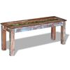 vidaXL Πάγκος 110 x 35 x 45 εκ. από Μασίφ Ανακυκλωμένο Ξύλο