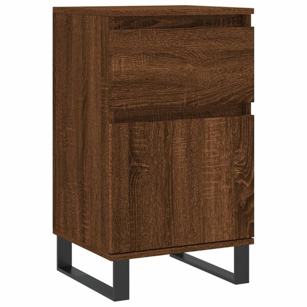 vidaXL Ντουλάπια 2 τεμ. Καφέ Δρυς 40x35x70 εκ. από Επεξεργασμένο Ξύλο