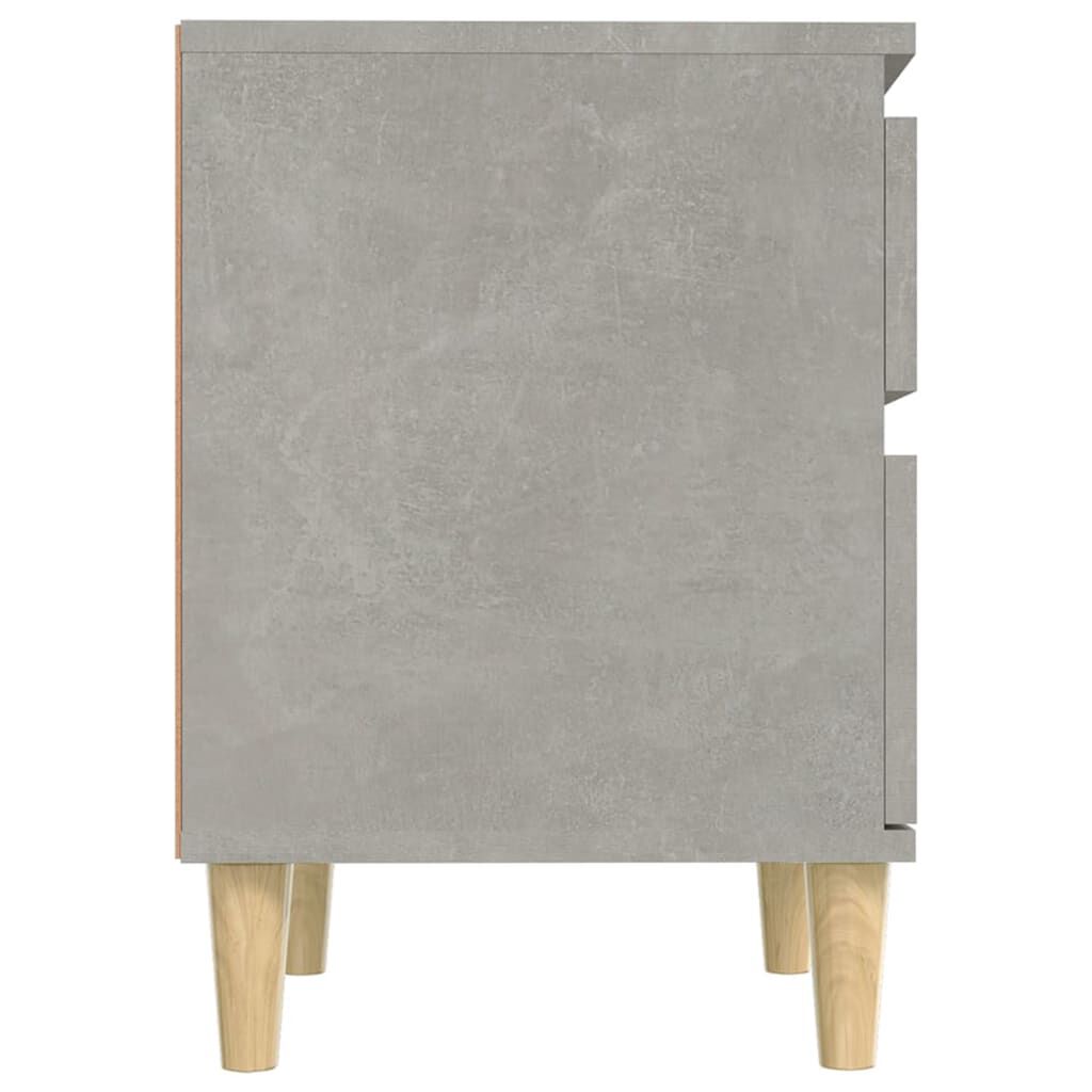 vidaXL Κομοδίνα 2 τεμ. Γκρι Σκυροδέματος 40 x 35 x 50εκ.