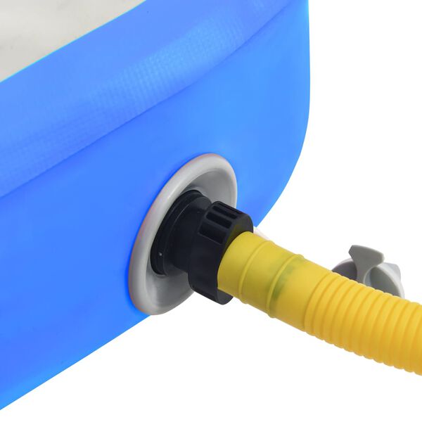 vidaXL Στρώμα Ενόργανης Φουσκωτό Μπλε 60x100x15 εκ. από PVC με Τρόμπα