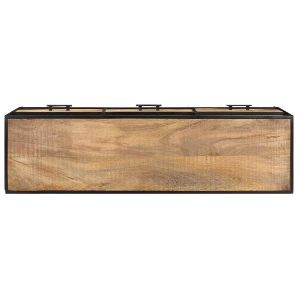 vidaXL Έπιπλο Τηλεόρασης 110 x 30 x 45 εκ. από Ακατέργαστο Ξύλο Μάνγκο