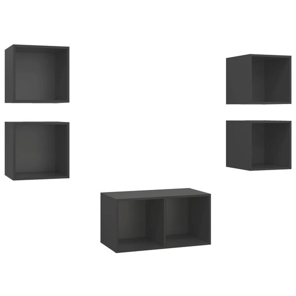 vidaXL Έ&pi;&iota;&pi;&lambda;&omicron; &Tau;&eta;&lambda;&epsilon;ό&rho;&alpha;&sigma;&eta;&sigmaf; 5 &Tau;&epsilon;&mu;&alpha;&chi;ί&omega;&nu; &Gamma;&kappa;&rho;&iota; &alpha;&pi;ό &Mu;&omicron;&rho;&iota;&omicron;&sigma;&alpha;&nu;ί&delta;&alpha;