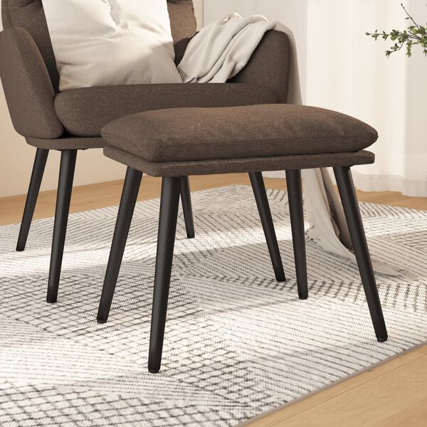 vidaXL Υποπόδιο Taupe 45 x 29,5 x 35 εκ. Υφασμάτινο