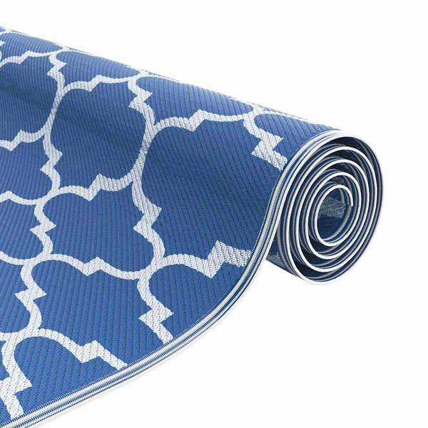 vidaXL Χαλί εξωτερικού χώρου Μπλε 300 x 400 cm PP