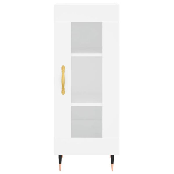 vidaXL Ντουλάπι Λευκό 34,5 x 34 x 90 εκ. από Επεξεργασμένο Ξύλο