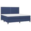 vidaXL &Kappa;&rho;&epsilon;&beta;ά&tau;&iota; Boxspring &mu;&epsilon; &Sigma;&tau;&rho;ώ&mu;&alpha; &Mu;&pi;&lambda;&epsilon; 200x200 &epsilon;&kappa;. &Upsilon;&phi;&alpha;&sigma;&mu;ά&tau;&iota;&nu;&omicron;