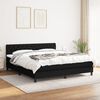 vidaXL &Kappa;&rho;&epsilon;&beta;ά&tau;&iota; Boxspring &mu;&epsilon; &Sigma;&tau;&rho;ώ&mu;&alpha; &Mu;&alpha;ύ&rho;&omicron; 160x200 &epsilon;&kappa;. &Upsilon;&phi;&alpha;&sigma;&mu;ά&tau;&iota;&nu;&omicron;
