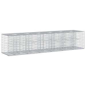 vidaXL &Alpha;&nu;&alpha;&sigma;&eta;&kappa;&omega;&mu;έ&nu;&omicron; &kappa;&rho;&epsilon;&beta;ά&tau;&iota; gabion 2 &tau;&mu;&chi;. 260 x 60 x 55 &epsilon;&kappa; &Alpha;&sigma;&eta;&mu;ί