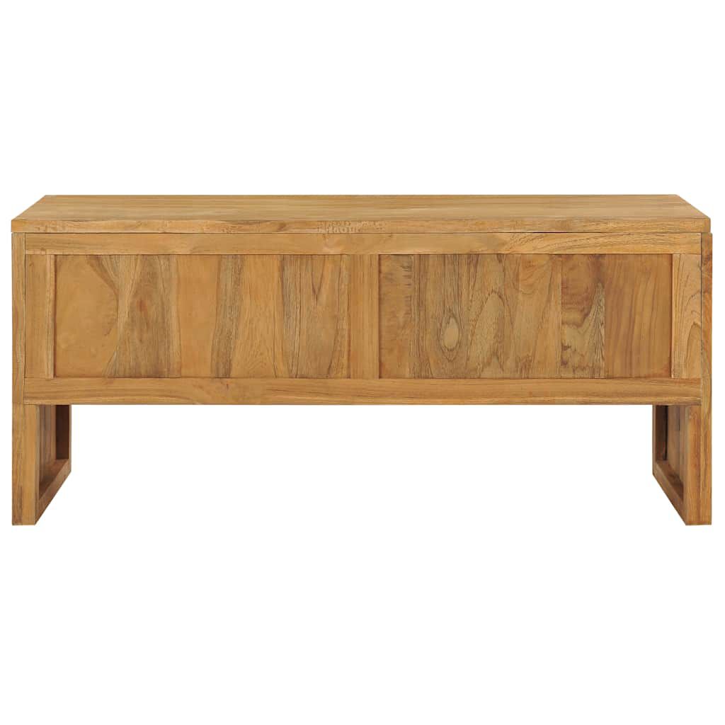 vidaXL Έπιπλο Τηλεόρασης 100 x 35 x 45 εκ. από Μασίφ Ξύλο Teak
