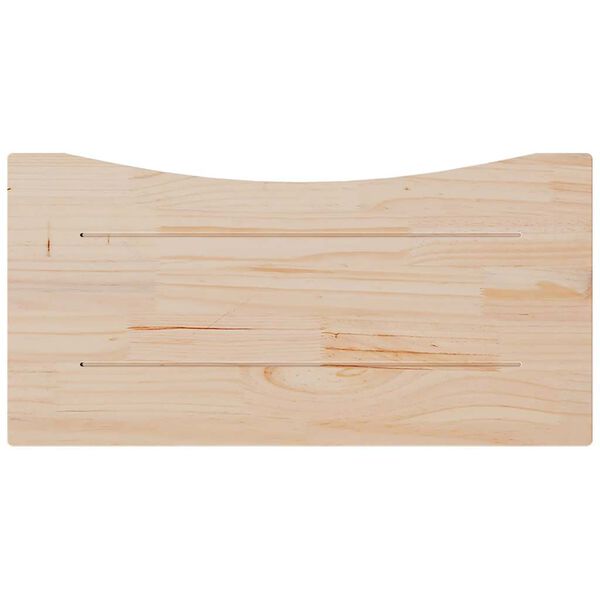 vidaXL Επιφάνεια Γραφείου 80 x 40 x 2,5 εκ. από Μασίφ Ξύλο Πεύκου