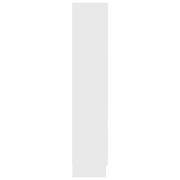vidaXL Βιβλιοθήκη Λευκή 82,5 x 30,5 x 150 εκ. Επεξ. Ξύλο