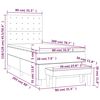 vidaXL &Kappa;&rho;&epsilon;&beta;ά&tau;&iota; Boxspring &mu;&epsilon; &Sigma;&tau;&rho;ώ&mu;&alpha; &Rho;&omicron;&zeta; 80 x 200 &epsilon;&kappa;. &Beta;&epsilon;&lambda;&omicron;ύ&delta;&iota;&nu;&omicron;
