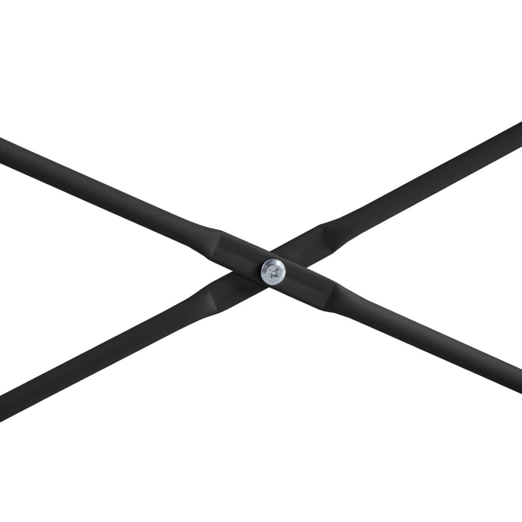 vidaXL Γραφείο Υπολογιστή Μαύρο 110 x 60 x 70 εκ. Επεξεργασμένο Ξύλο