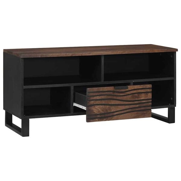 vidaXL Ντουλάπι Τηλεόρασης Καφέ 105 x 33 x 46 εκ. Μασίφ ξύλο μάνγκο