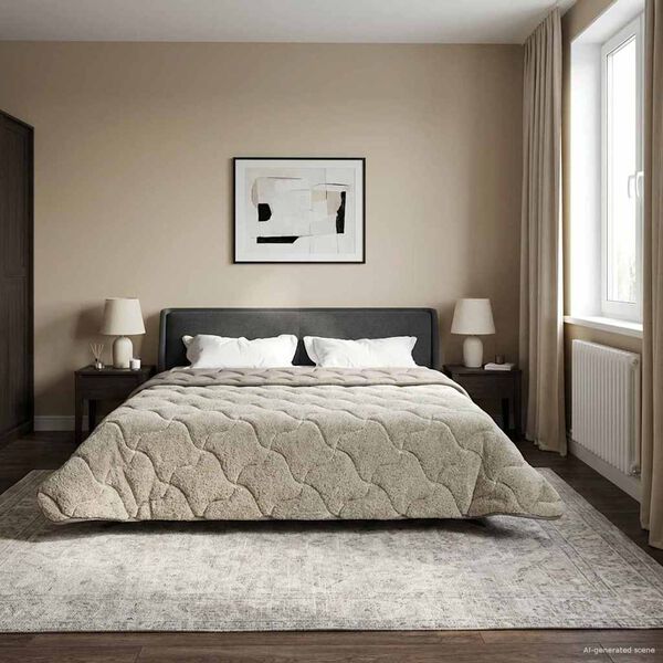 vidaXL &Kappa;&omicron;&upsilon;&beta;έ&rho;&tau;&alpha; &omicron;&lambda;ό&kappa;&lambda;&eta;&rho;&omicron;&upsilon; &tau;&omicron;&upsilon; &chi;&rho;ό&nu;&omicron;&upsilon; &Alpha;&nu;&omicron;&iota;&chi;&tau;ό &gamma;&kappa;&rho;&iota; 200 x 220 cm