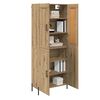 vidaXL Highboard 2 pcs Artisan Oak &Epsilon;&pi;&epsilon;&xi;&epsilon;&rho;&gamma;&alpha;&sigma;&mu;έ&nu;&omicron; &xi;ύ&lambda;&omicron;