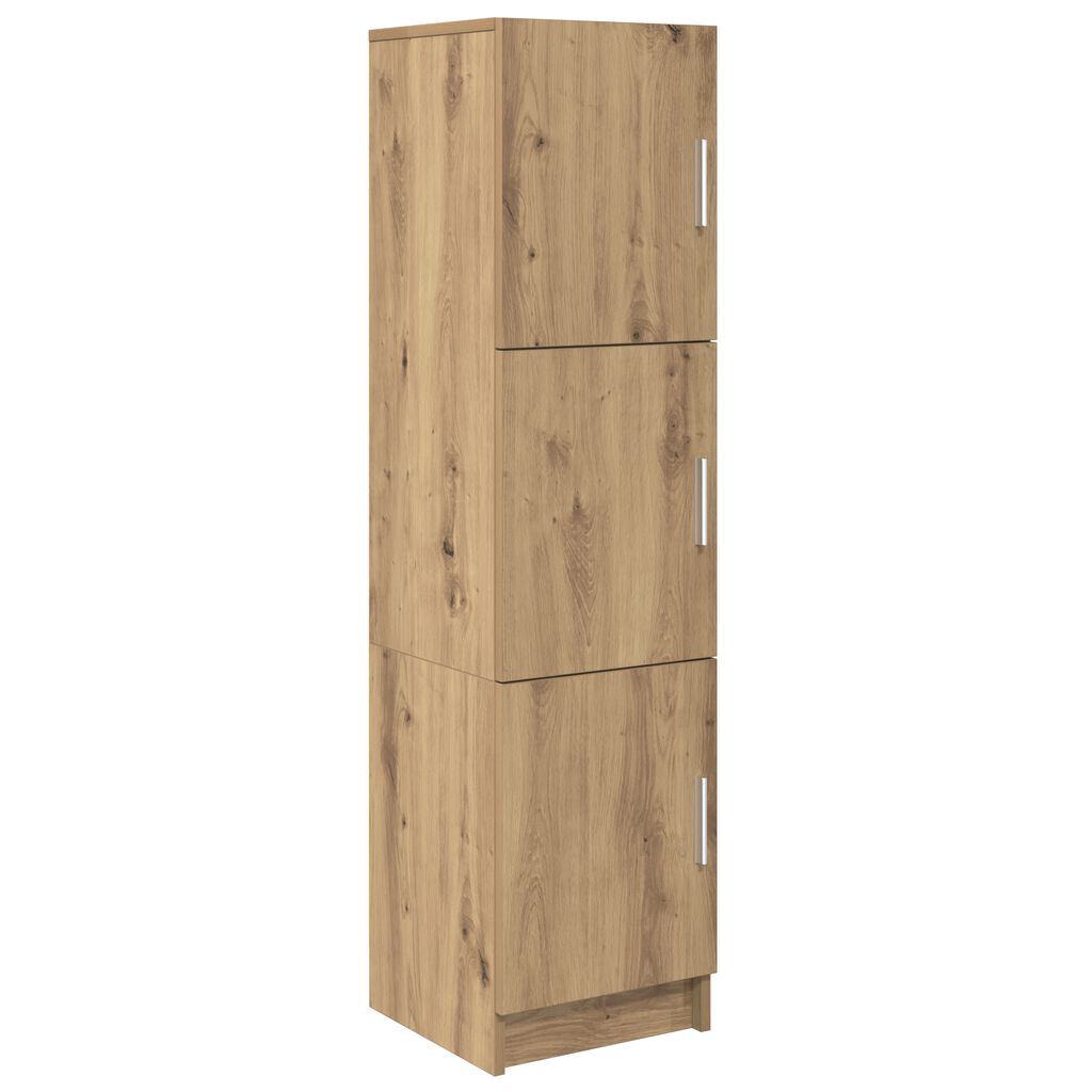 vidaXL Ψηλή Ντουλάπα artisan δρυς 31,5 x 32 x 124 εκ
