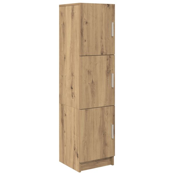 vidaXL Ψηλή Ντουλάπα artisan δρυς 31,5 x 32 x 124 εκ