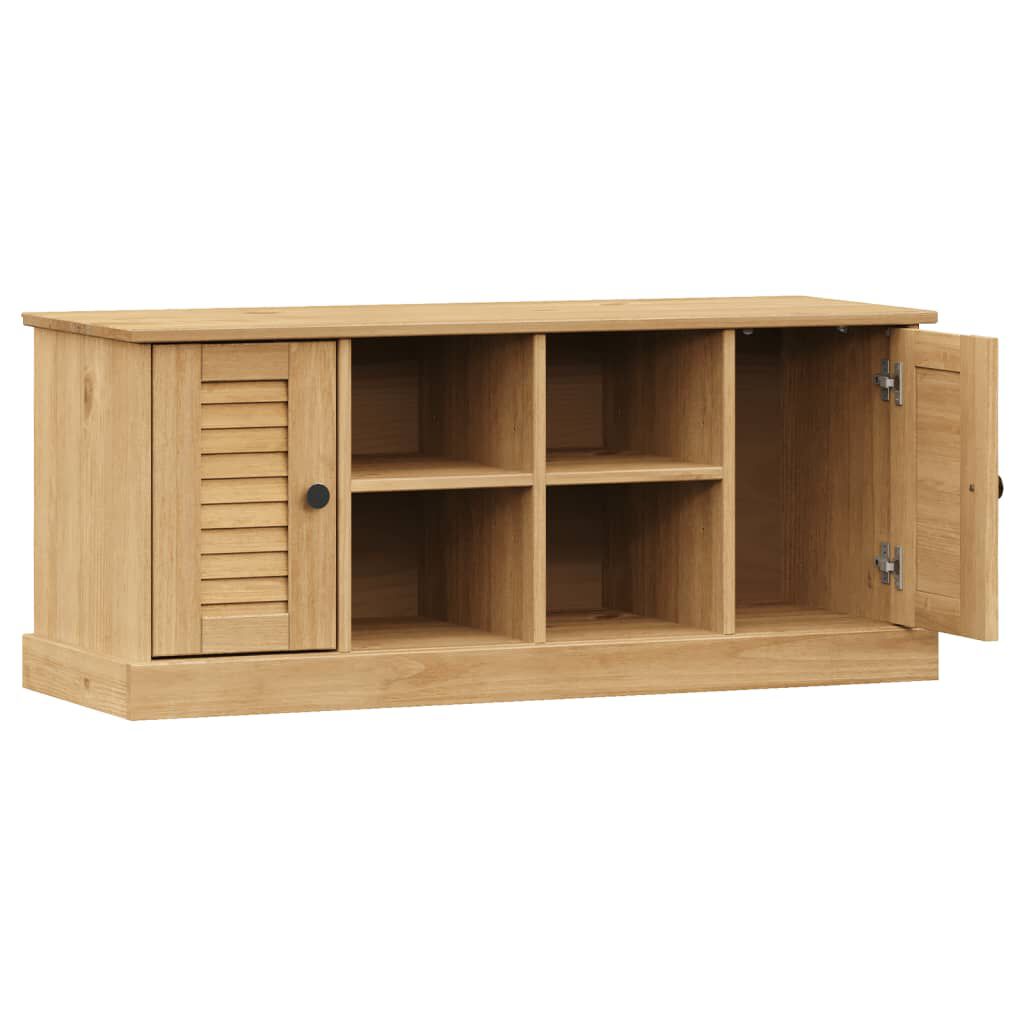 vidaXL Παπουτσοθήκη VIGO 106 x 35 x 45 εκ. από Μασίφ Ξύλο Πεύκου