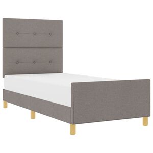 vidaXL &Sigma;&kappa;&epsilon;&lambda;&epsilon;&tau;ό&sigmaf; &Kappa;&rho;&epsilon;&beta;&alpha;&tau;&iota;&omicron;ύ &mu;&epsilon; &kappa;&epsilon;&phi;&alpha;&lambda;ά&rho;&iota; Taupe 90 x 190 cm ύ&phi;&alpha;&sigma;&mu;&alpha;