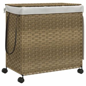 vidaXL &Kappa;&alpha;&lambda;ά&theta;&iota; Ά&pi;&lambda;&upsilon;&tau;&omega;&nu; &mu;&epsilon; &Tau;&rho;&omicron;&chi;&omicron;ύ&sigmaf; 60 x 35 x 60,5 &epsilon;&kappa;. &alpha;&pi;ό &Rho;&alpha;&tau;ά&nu;