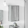 vidaXL Ντουλάπι Μπάνιου Επιτοίχιο Γκρι sonoma 39 x 23.5 x 65 εκ.