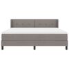 vidaXL &Kappa;&rho;&epsilon;&beta;ά&tau;&iota; &mu;&epsilon; &epsilon;&lambda;&alpha;&tau;ή&rho;&iota;&alpha; &mu;&epsilon; &sigma;&tau;&rho;ώ&mu;&alpha; Taupe 200 x 180 cm ύ&phi;&alpha;&sigma;&mu;&alpha;