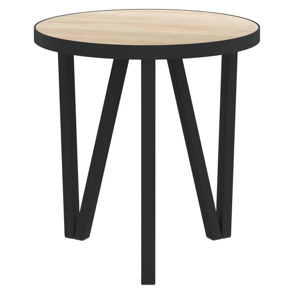 vidaXL Τραπεζάκι Sonoma Δρυς Ø35 εκ. από MDF