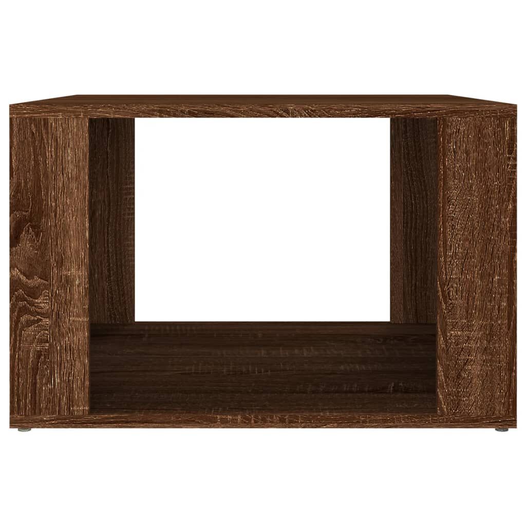 vidaXL Κομοδίνο Καπνιστή Δρυς 57x55x36 εκ. από Επεξεργασμένο Ξύλο