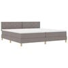 vidaXL LED &Kappa;&rho;&epsilon;&beta;ά&tau;&iota; &mu;&epsilon; &beta;ά&theta;&rho;&omicron; &mu;&epsilon; &kappa;&epsilon;&phi;&alpha;&lambda;ά&rho;&iota; Taupe 200 x 200 cm ύ&phi;&alpha;&sigma;&mu;&alpha;