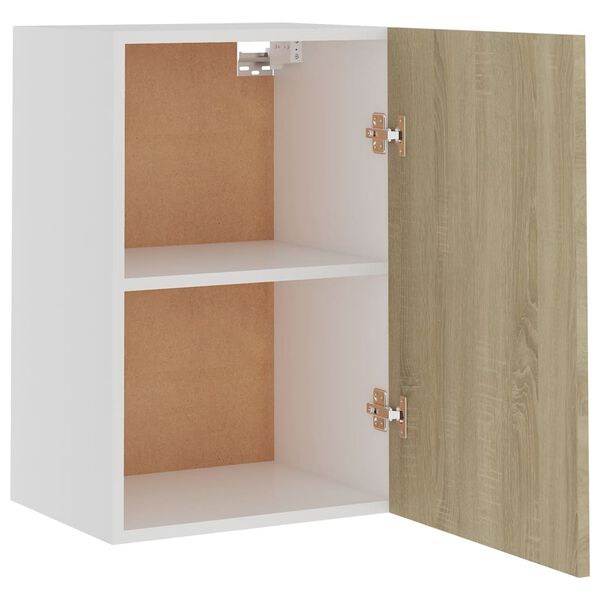 vidaXL Ντουλάπι Κρεμαστό Lyon Sonoma Δρυς 39,5x31x60εκ. από Επεξ. Ξύλο