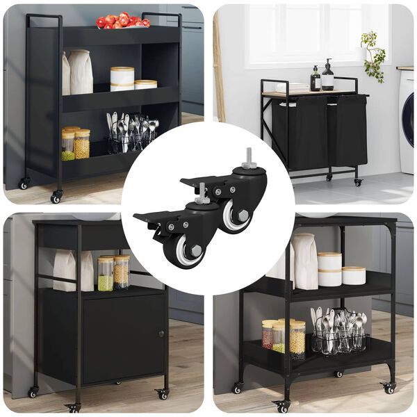 vidaXL &Rho;ό&delta;&epsilon;&sigmaf; 2 pcs &Mu;&alpha;ύ&rho;&omicron; M6 x 37 &chi;&iota;&lambda; &Sigma;ί&delta;&epsilon;&rho;&omicron; &kappa;&alpha;&iota; &Nu;ά&iota;&lambda;&omicron;&nu;