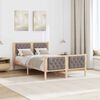 vidaXL &Sigma;&kappa;&epsilon;&lambda;&epsilon;&tau;ό&sigmaf; &Kappa;&rho;&epsilon;&beta;&alpha;&tau;&iota;&omicron;ύ Taupe 120 x 190 cm &Sigma;&tau;&epsilon;&rho;&epsilon;ά &xi;&upsilon;&lambda;&epsilon;ί&alpha; &pi;&epsilon;ύ&kappa;&omicron;&upsilon;