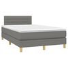 vidaXL &Kappa;&rho;&epsilon;&beta;ά&tau;&iota; Boxspring &mu;&epsilon; &Sigma;&tau;&rho;ώ&mu;&alpha; & LED &Sigma;&kappa;.&Gamma;&kappa;&rho;&iota; 120x190&epsilon;&kappa;. &Upsilon;&phi;&alpha;&sigma;&mu;ά&tau;&iota;&nu;&omicron;