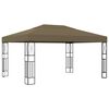 vidaXL &Kappa;&iota;ό&sigma;&kappa;&iota; Taupe 3 x 4 &mu;. &Upsilon;&phi;&alpha;&sigma;&mu;ά&tau;&iota;&nu;&omicron;