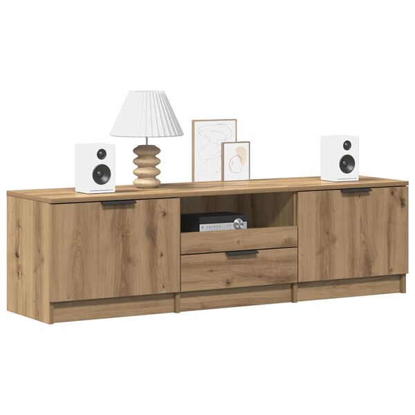 ντουλάπι τηλεόρασης vidaXL Artisan Oak 140x35x40cm Κατασκευασμένο ξύλο