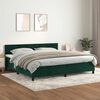 vidaXL &Kappa;&rho;&epsilon;&beta;ά&tau;&iota; Boxspring &mu;&epsilon; &Sigma;&tau;&rho;ώ&mu;&alpha; &Sigma;&kappa;&omicron;ύ&rho;&omicron; &Pi;&rho;ά&sigma;&iota;&nu;&omicron; 200x200&epsilon;&kappa;. &Beta;&epsilon;&lambda;&omicron;ύ&delta;&iota;&nu;&omicron;