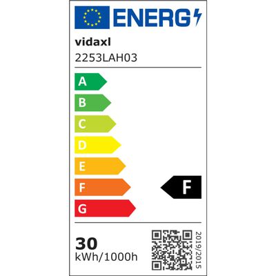 vidaXL Προβολέας LED Θερμό Λευκό 30 W