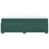 vidaXL Κρεβάτι Boxspring με Στρώμα Σκούρο Πράσινο 100x200εκ. Βελούδινο