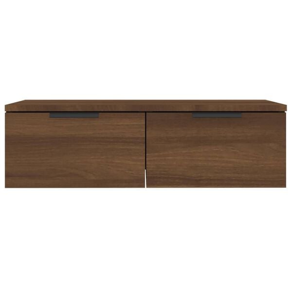 vidaXL Ντουλάπια Τοίχου 2 τεμ. Καφέ δρυς 68x30x20 εκ. Επεξ. Ξύλο