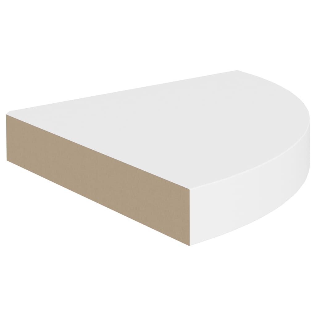 vidaXL Ράφι Τοίχου Γωνιακό Λευκό 25 x 25 x 3,8 εκ. από MDF