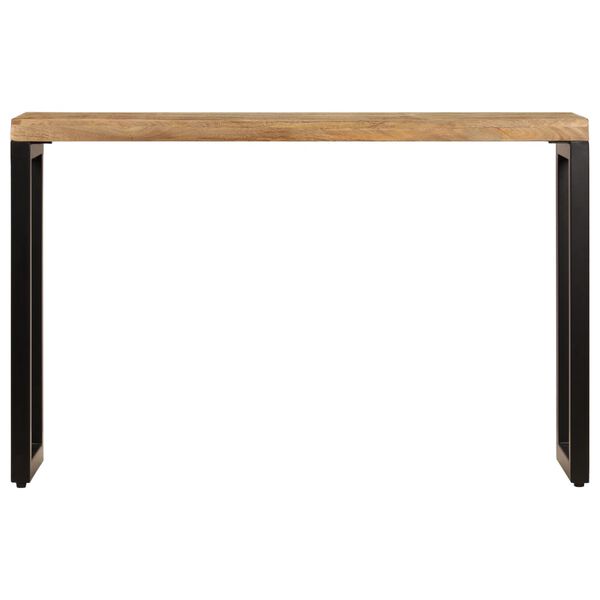 vidaXL Τραπέζι Κονσόλα 120 x 35 x 76 εκ. από Μασίφ Ξύλο Μάνγκο/Ατσάλι