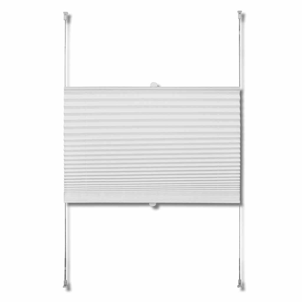 Πλισέ ρόλερ σκίασης 70x150cm Λευκό
