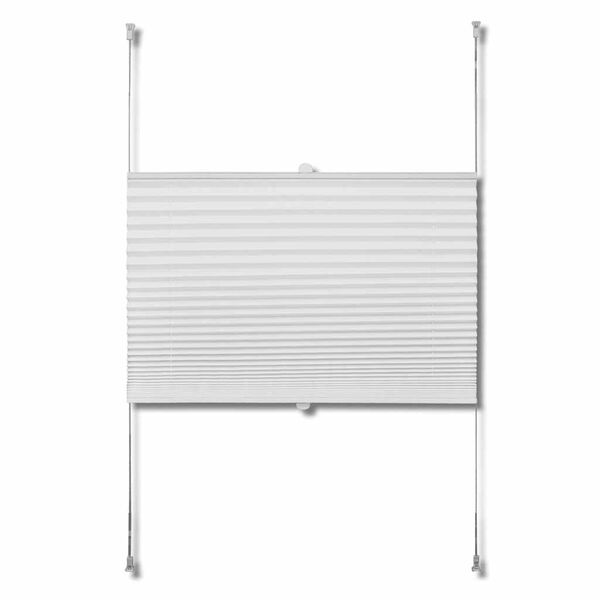 Πλισέ ρόλερ σκίασης 70x150cm Λευκό