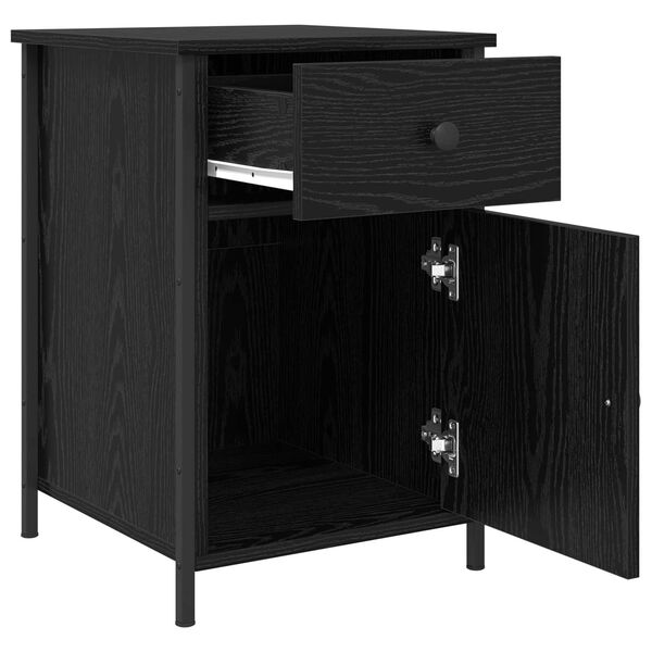 vidaXL Κομοδίνα 2 τεμάχια Μαύρης Καρυδιάς 40x42x60 εκ. Επεξεργασμένο ξύλο