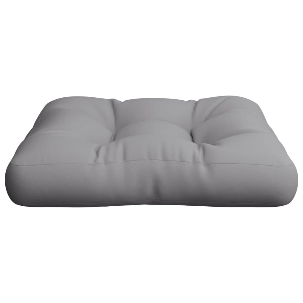 vidaXL Μαξιλάρι Παλέτας Γκρι 58 x 58 x 10 εκ. από Ύφασμα