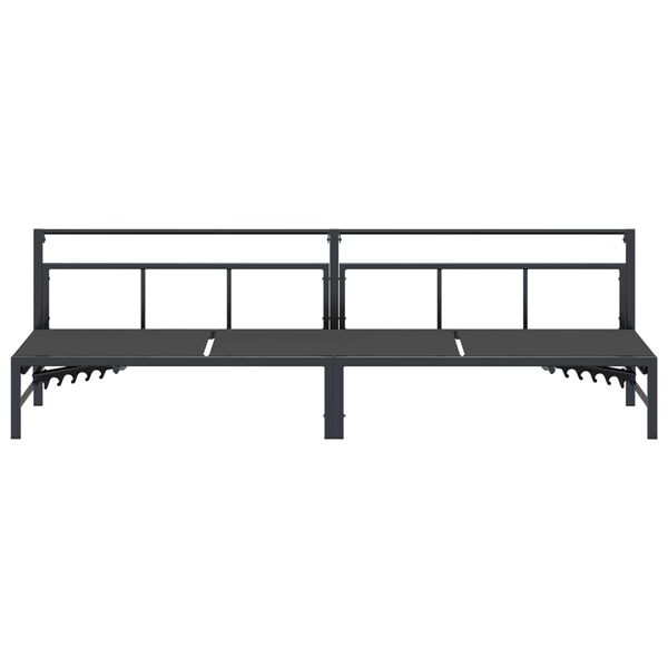 vidaXL &Xi;&alpha;&pi;&lambda;ώ&sigma;&tau;&rho;&alpha; &Mu;&alpha;ύ&rho;&omicron; 200 x 62 x 59,5 &epsilon;&kappa; Textilene