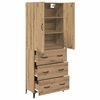 vidaXL Highboard Artisan Oak 69,5 x 34 x 180 &epsilon;&kappa;. &Epsilon;&pi;&epsilon;&xi;&epsilon;&rho;&gamma;&alpha;&sigma;&mu;έ&nu;&omicron; &xi;ύ&lambda;&omicron;
