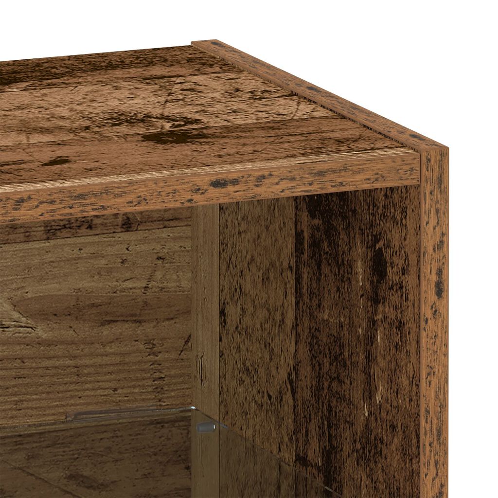 Floating Shelf από παλιό ξύλο 40x28,5x40 εκ. Κατασκευασμένο από MDF